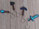 Minecraft Tools Keychain PLA-3