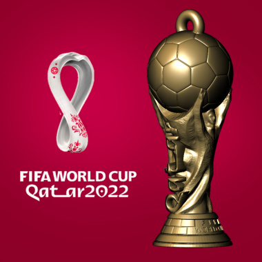 Qatar 2022 World Cup Keychain-0