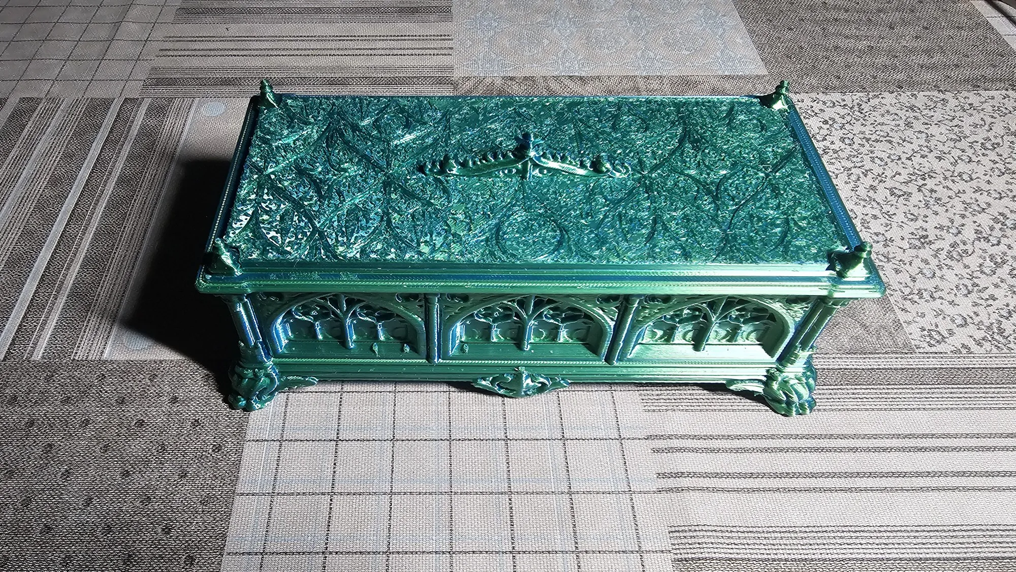 Gothic Arched Casket Box-1
