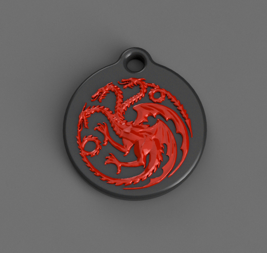 House on sale targaryen keychain