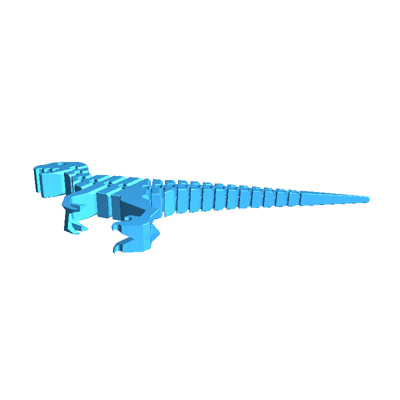 Flexi Raptor Keychain