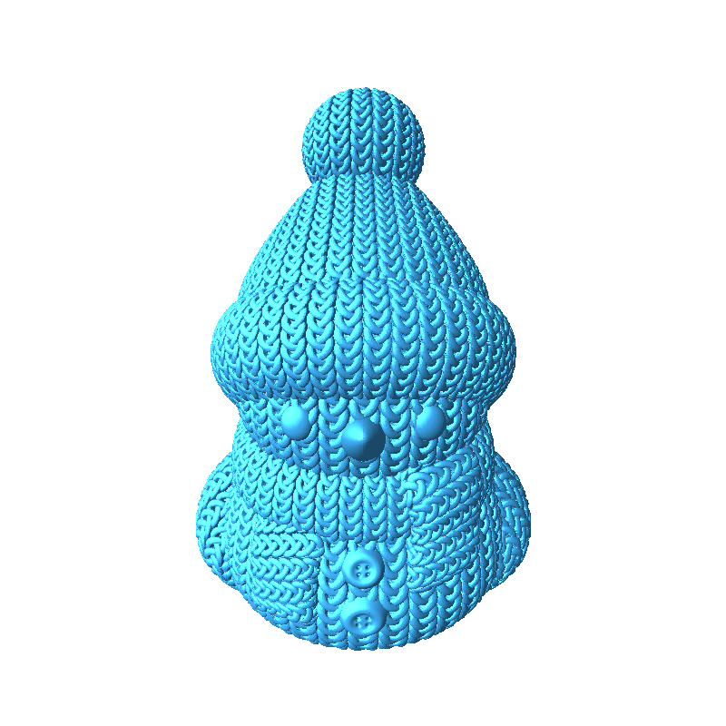 Knitted Snowman