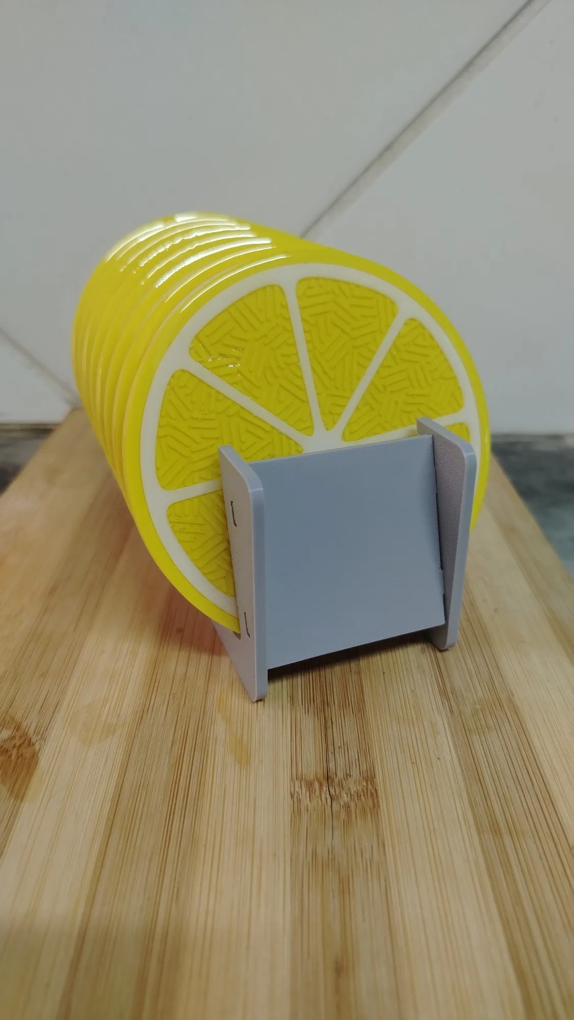 🍋 Zesty Stack – Lemon Slice Coaster Set-1