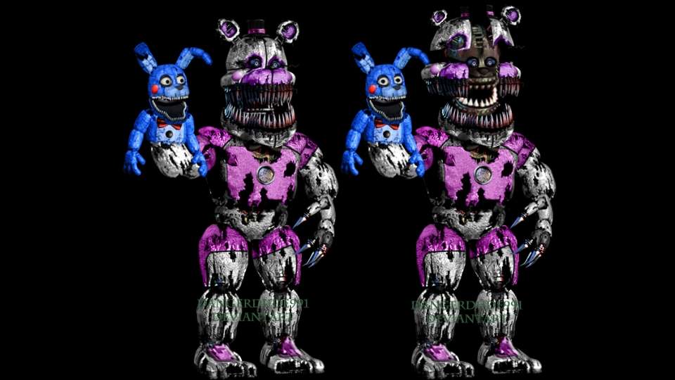 Five Nights at Freddy's action figures nightmare Funtime Freddy