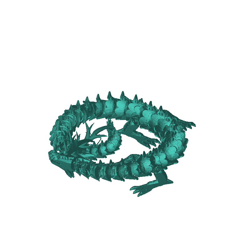 Dragão Oriental Articulado
