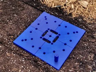 square foot gardening template