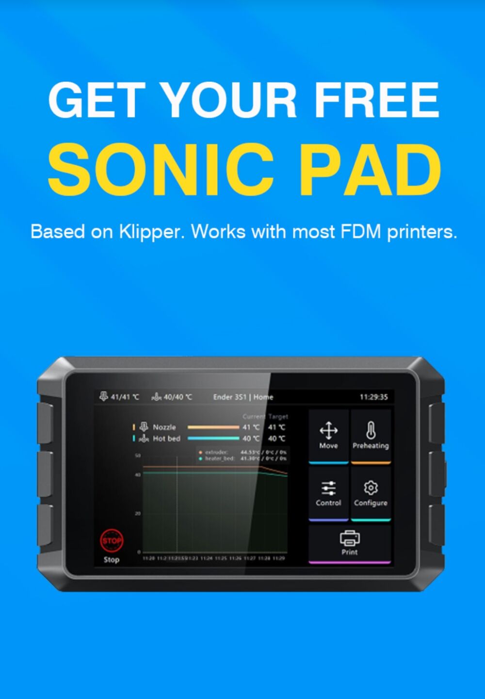 The Creality Sonic Pad would be really useful to me. | 创想云