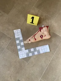 Halloween Bloody Foot 🦶🩸🎃-1
