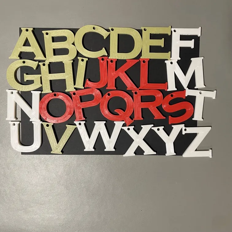 porte clés lettre alphabet grec
