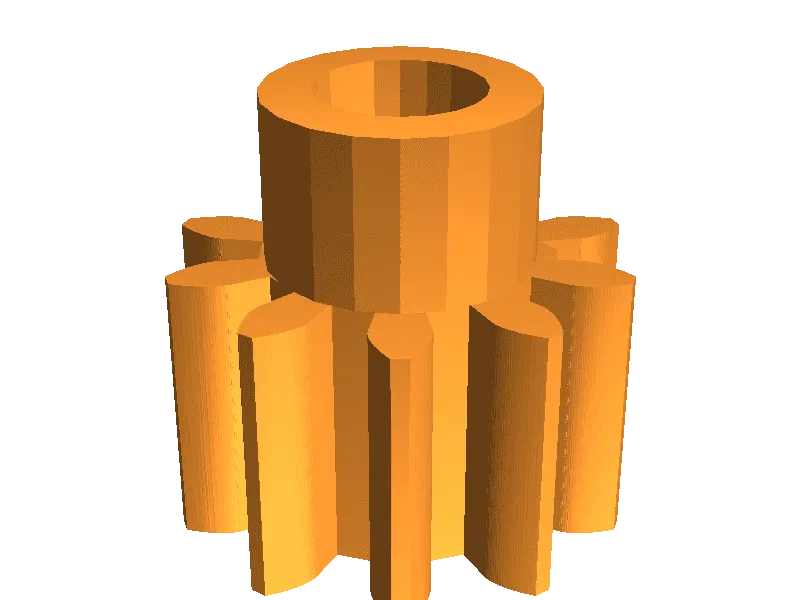 Engrenage de pelleteuse