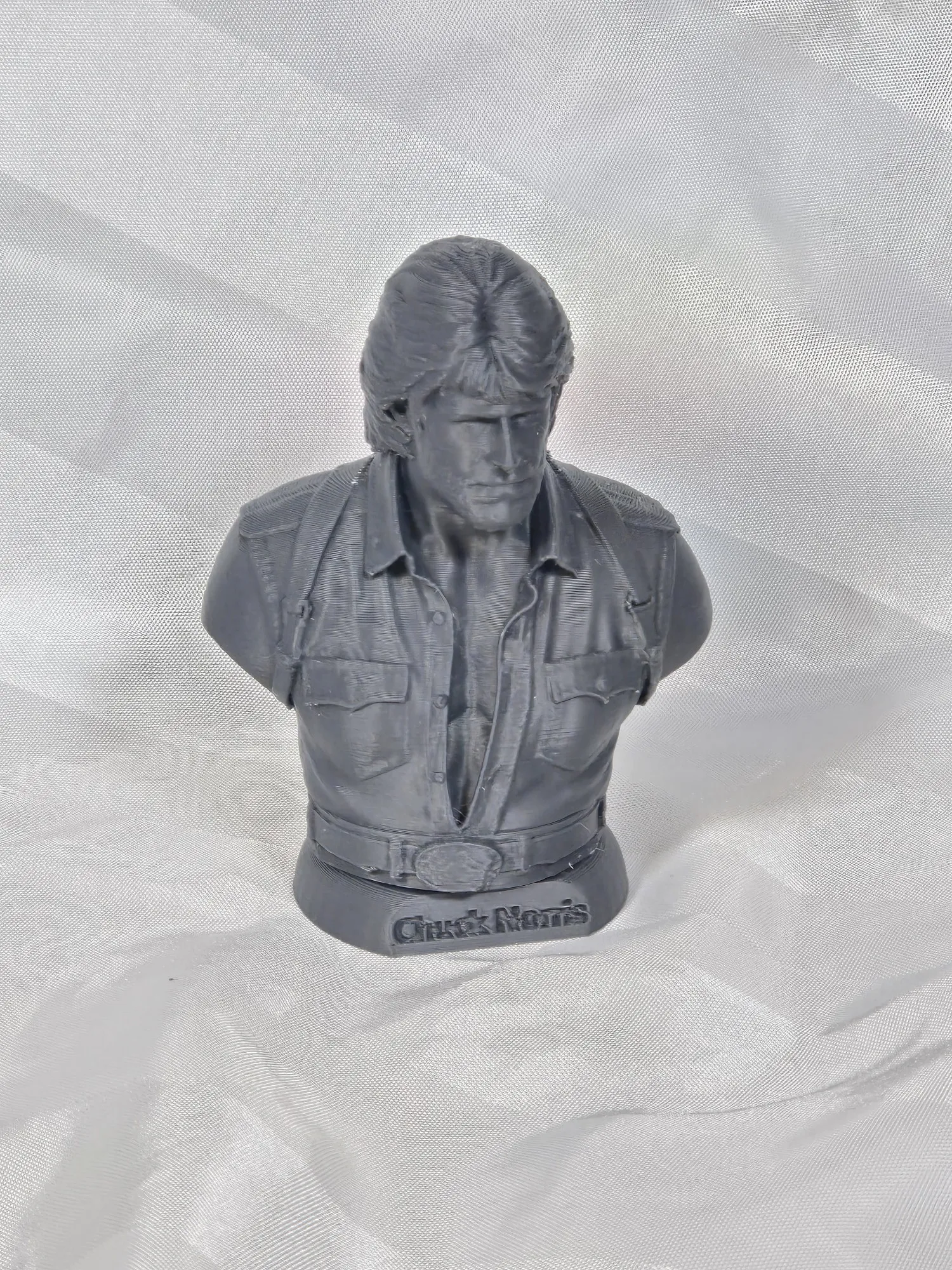 American Movie Action Actor Chuck Norris Statue Bust-5