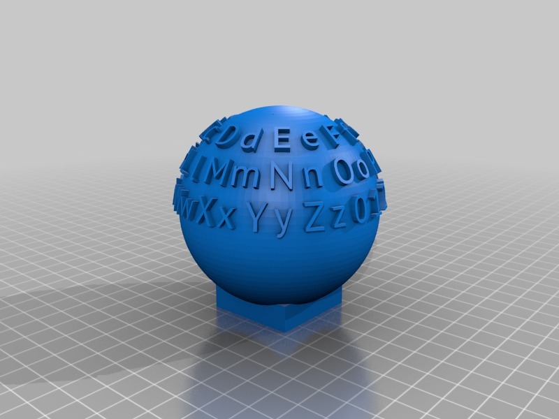 Spherical Font Samplers