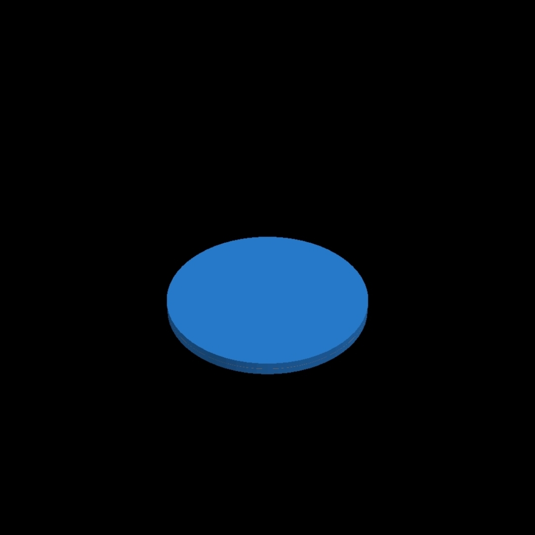 Free Test Models STL Download - Disc Baseby ChiefBadAss