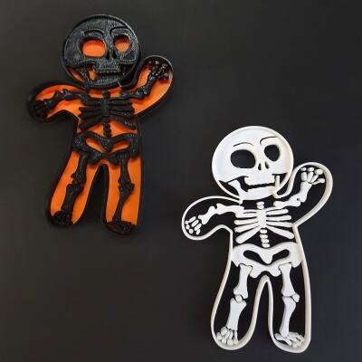 Skeleton Cookie cutter 3d model
