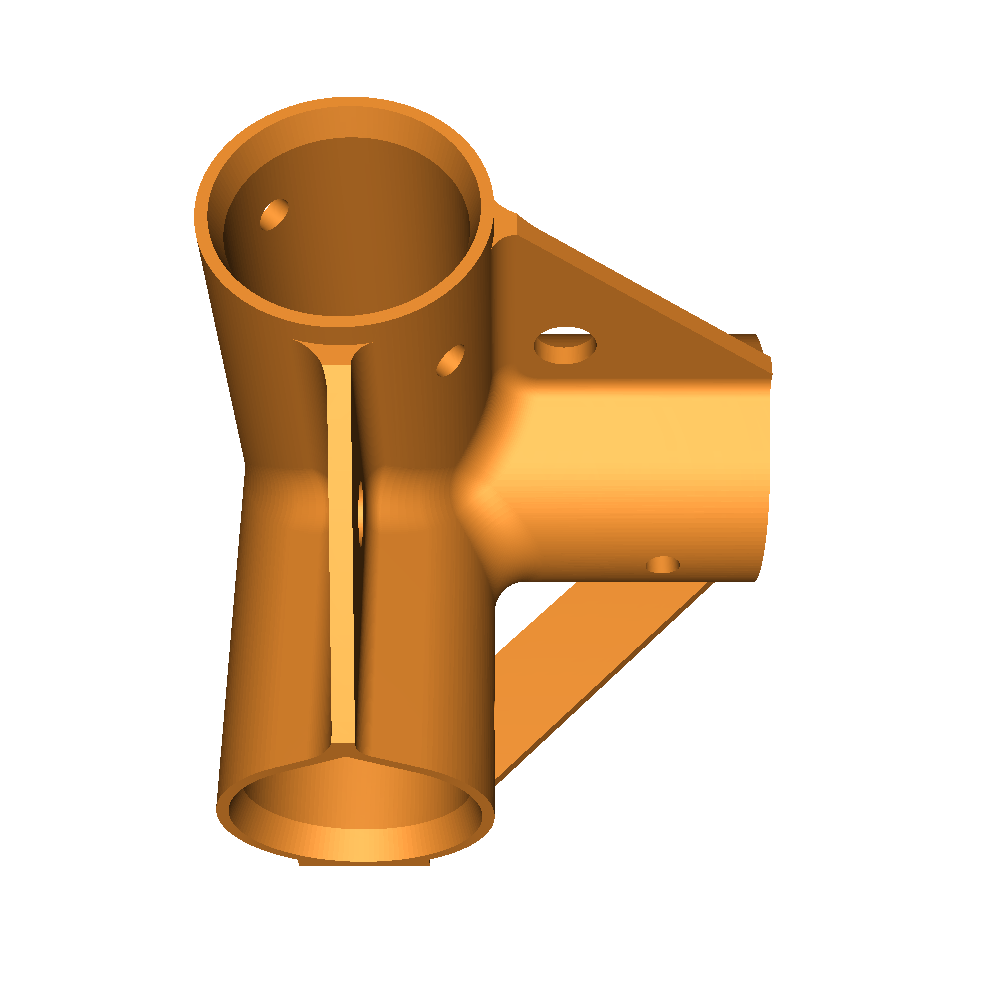 Corner bracket for printer
