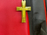 Raised Cross Keychain-1