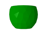 Flowerpot Black Poly-0