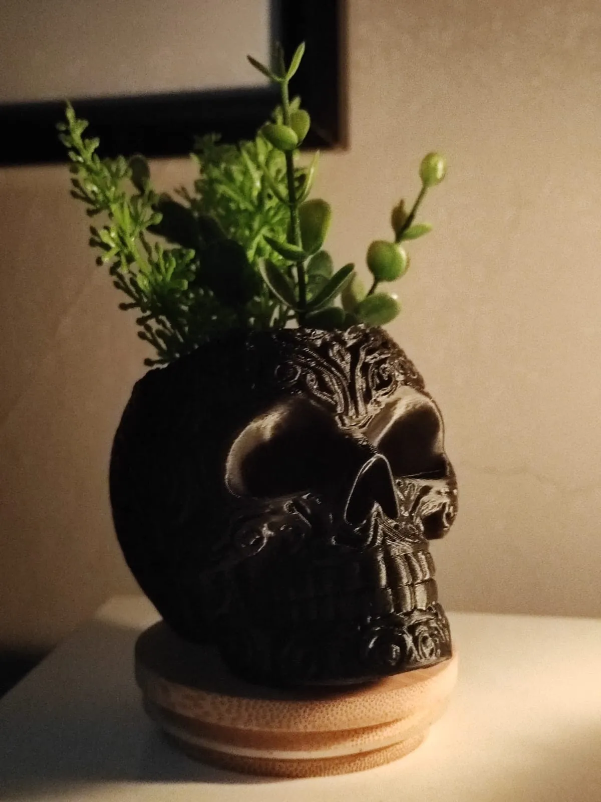 Skull Shaper Pot/Planter Cover-0