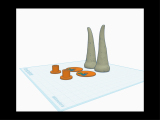 Lumpy Horns with Foam Inserts and Washer-2