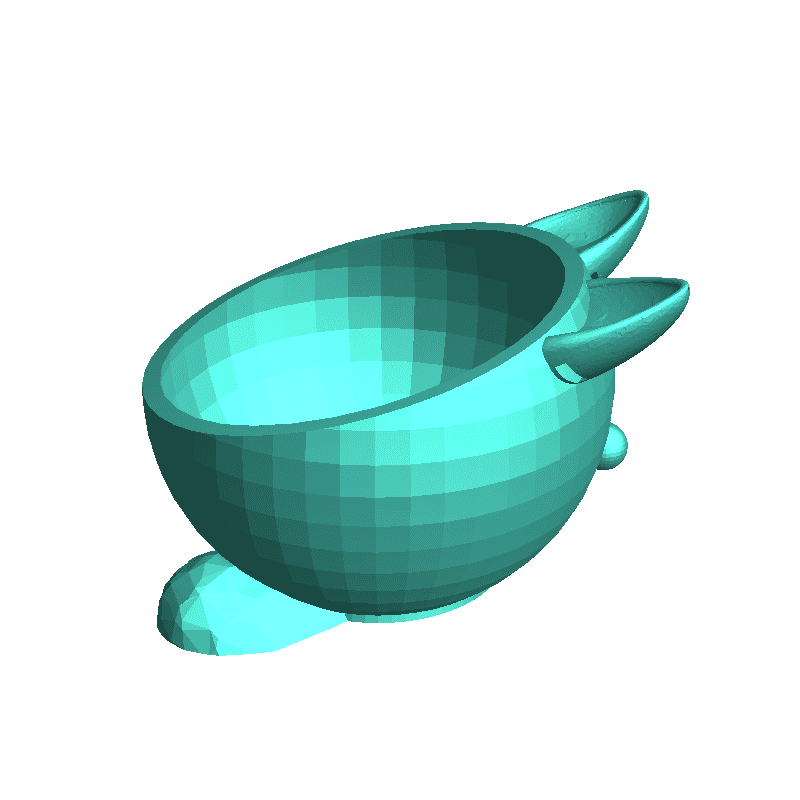 Cat Bowl 3D models download Creality Cloud