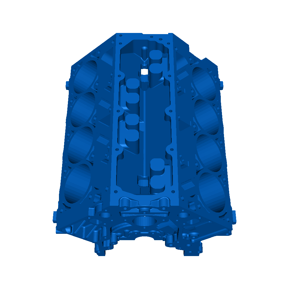 V8 engine block 
