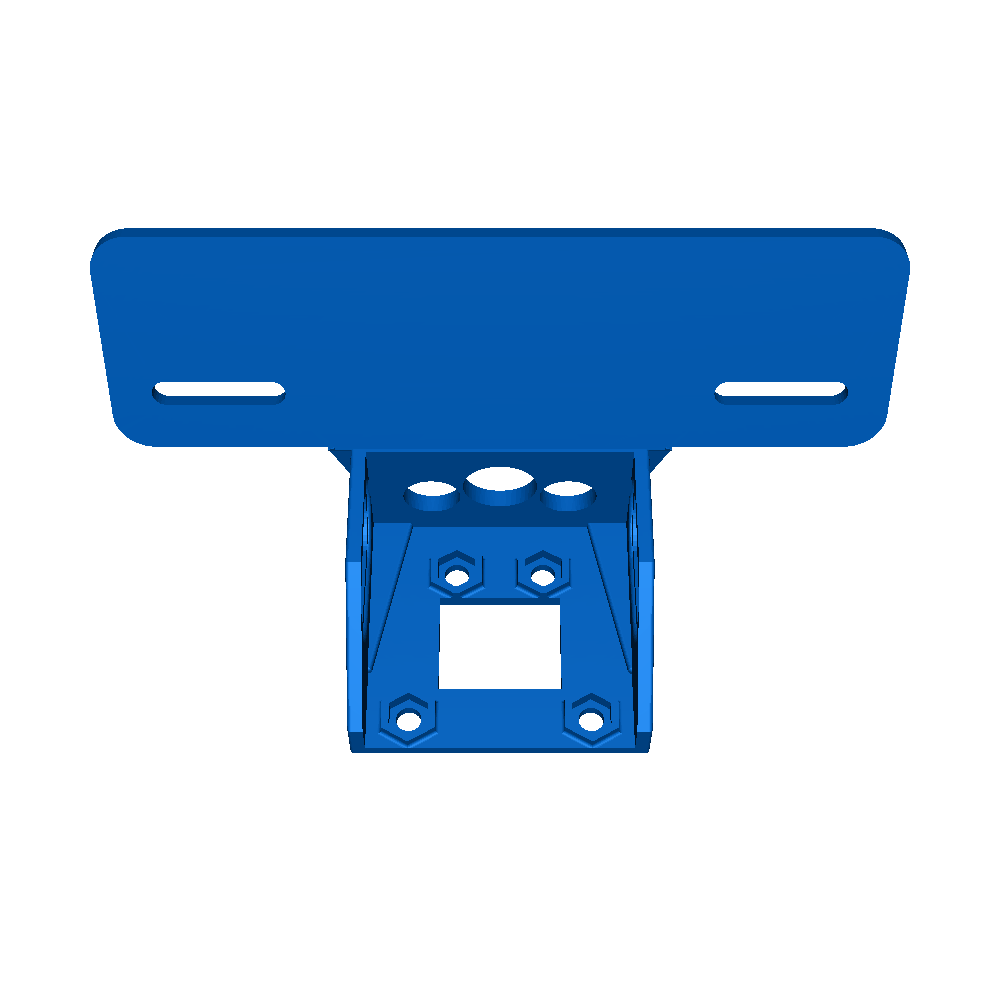 support de plaque moto