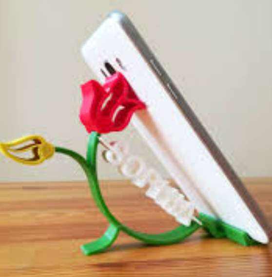 flower phone handle 
