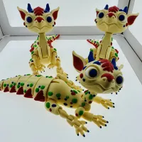 Elcid the articulated Dragon baby toy-1