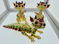 Elcid the articulated Dragon baby toy-1