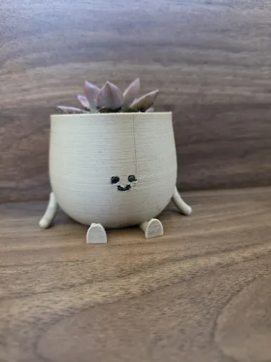 Smiling Cute Plant Pot - Home - PLA - 3D printed product - фото 12