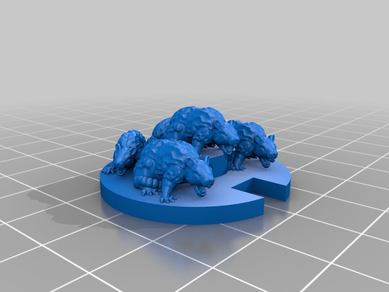 Mindthief Rat Swarm for Gloomhaven