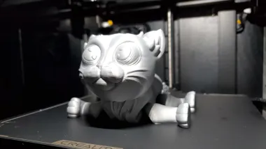 CUTE FLEXI HALLOWEEN CAT ARTICULATED-0