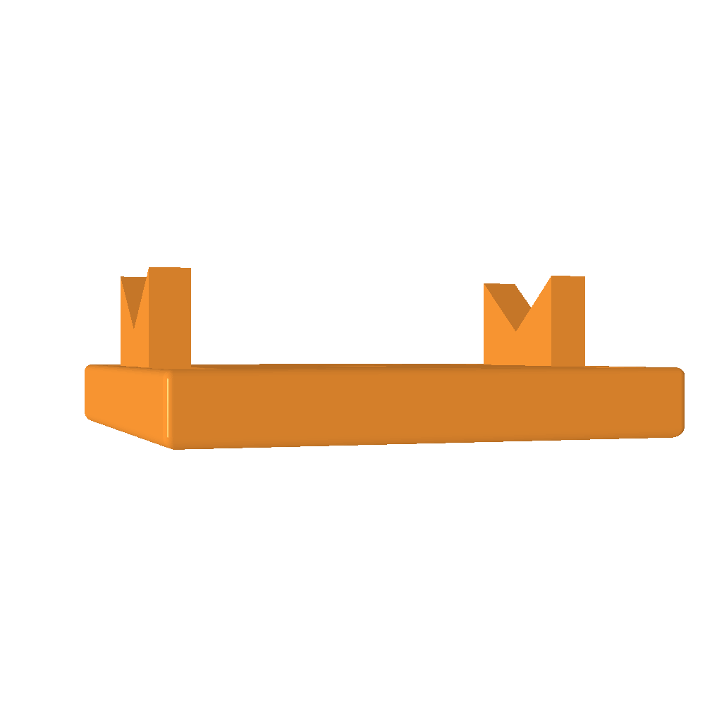 Body and cover of belt tensioner for Creality CR6 SE 3D models