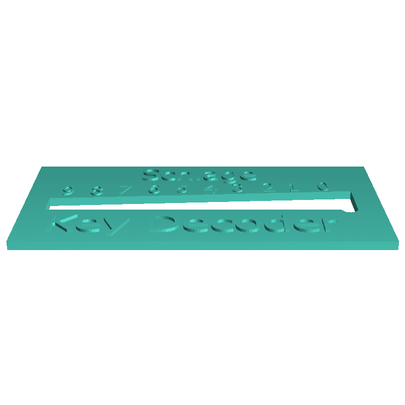 Pattern Key For Duplicate Free Tools & Spare Parts STL Download - Key duplicateby user1884475765