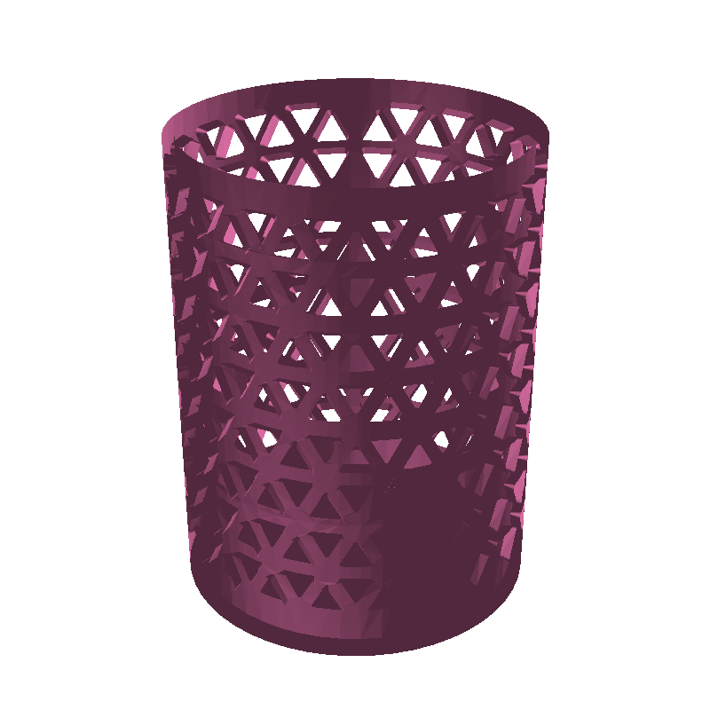 Holder Organizer  triangle pattern