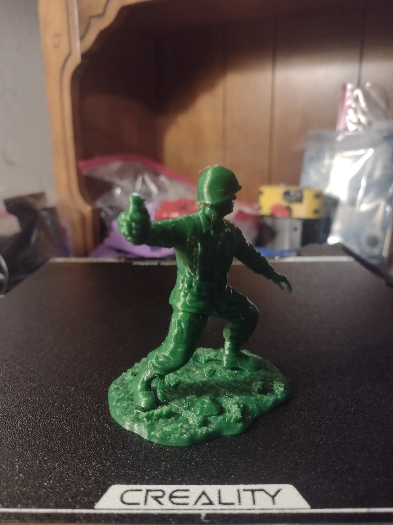 Green Plastic Army Man 2-3