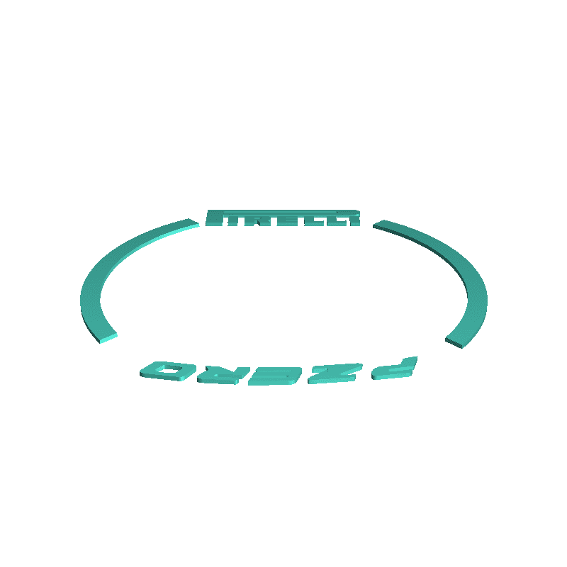 Formula 1 2018 rear wheel (scale 1:10)