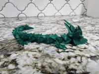 'HORNY DRAGON' - PRINT-IN-PLACE, ARTICULATED DRAGON-0