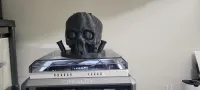 skull deco usb pen holder-0