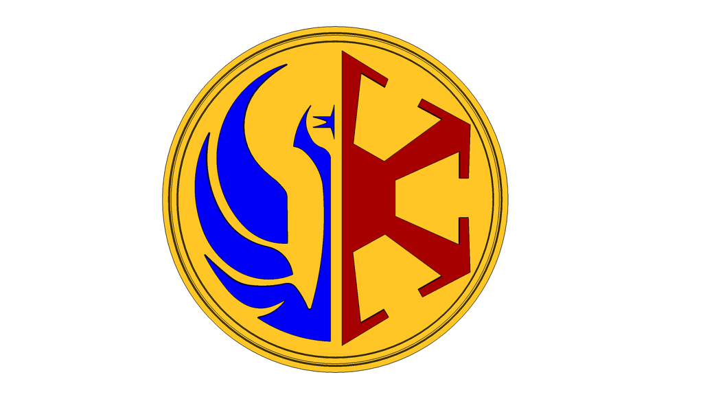 Star Wars Both Factions Badge (Old Republic & Galaxy of Hero