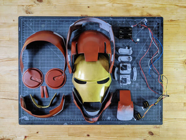 Iron Man Helmet, Articulated, Wearable