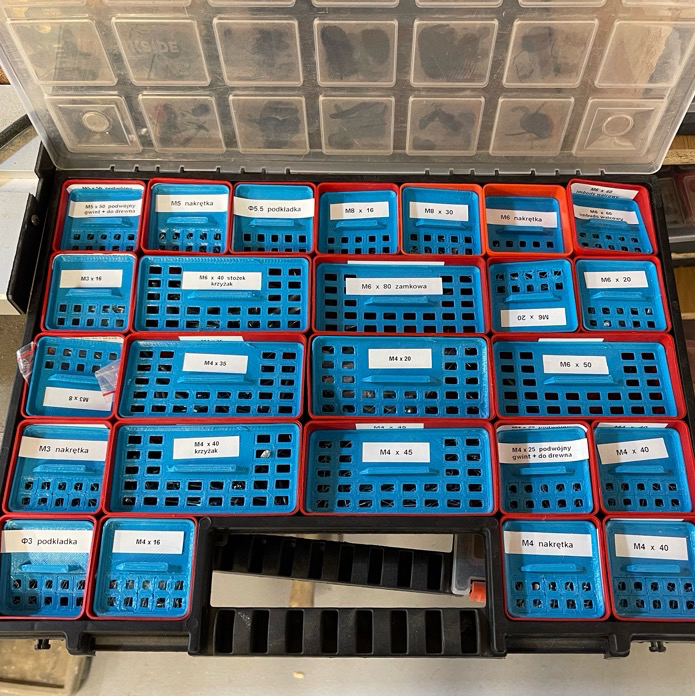 NORP Organizer lids and additional boxes