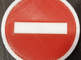 The road sign, STOP. -0