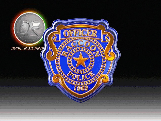 RPD Badge (Resident Evil) v1 + v2-7
