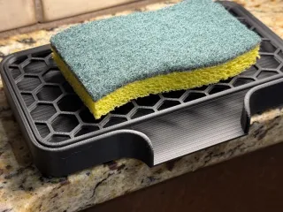 Self Draining Kitchen Sponge Tray