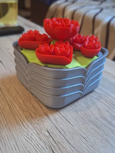 Mechanical Hearts Box - Art - PLA - 3D printed product - фото 18