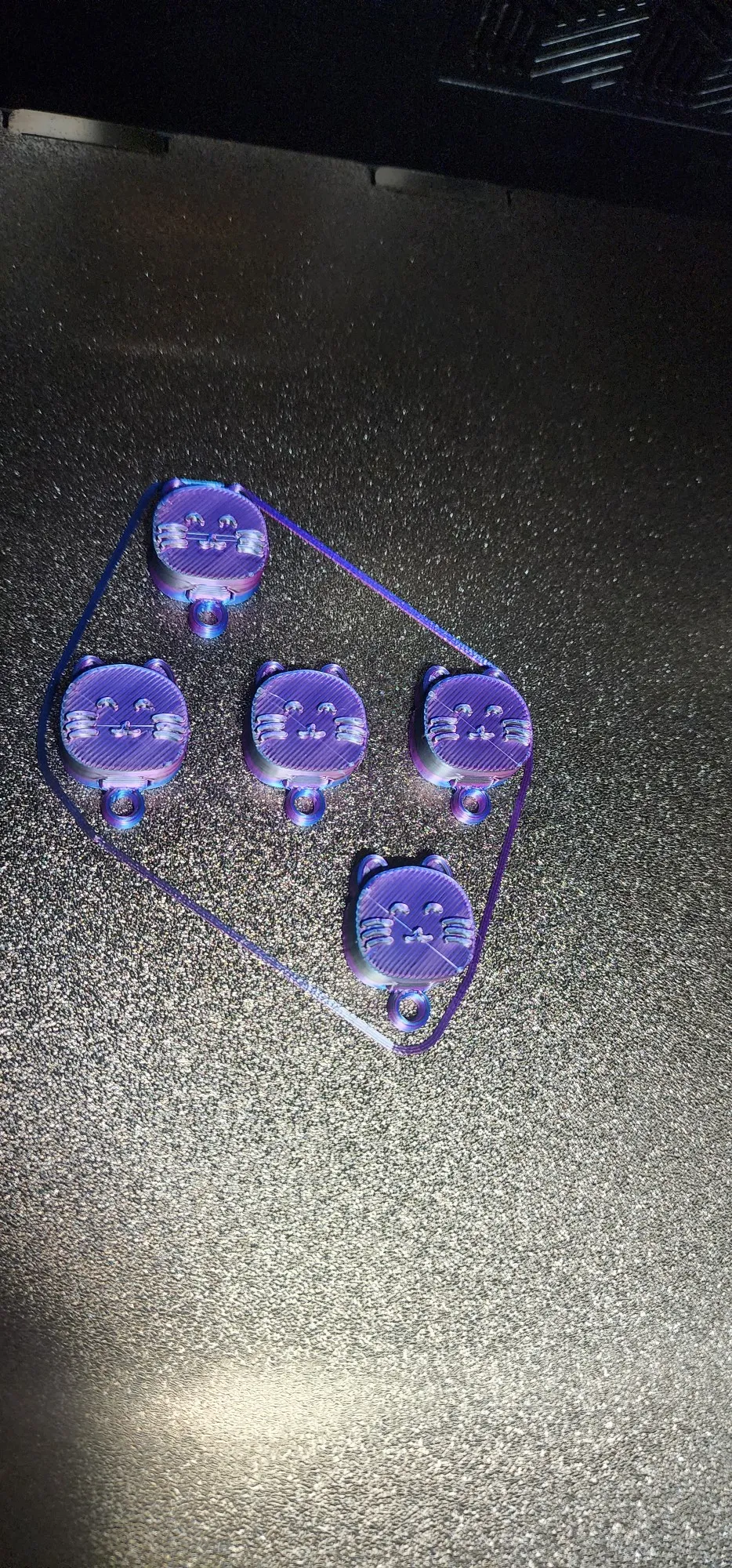Mini Flip Cat Ears Keychain-0