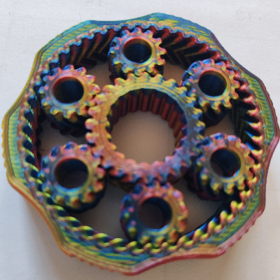 Unlimited Gyro Fidget Spinner - Toys - PLA - 3D printed product - фото 8