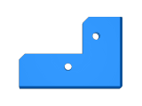 lower corner bracket for plexiglass enclosure-0