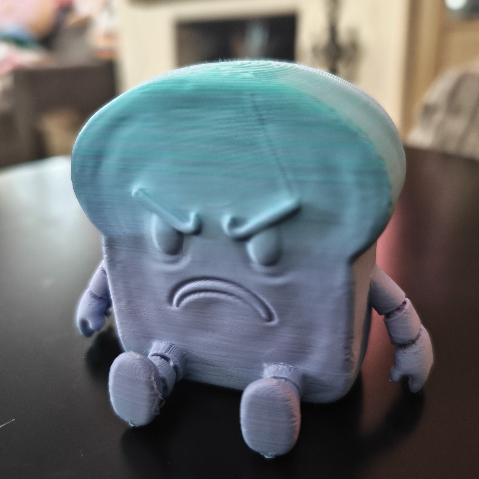 Grumpy Toast character
